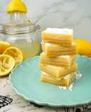 Barritas de limón o lemon bars