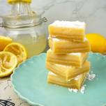 Barritas de limón o lemon bars