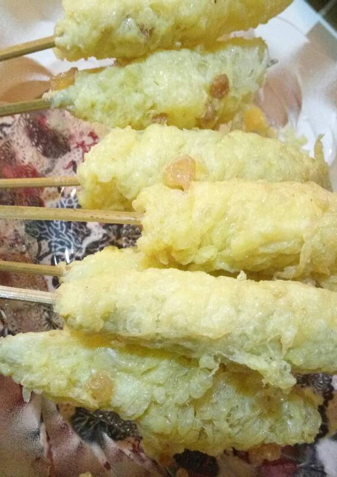 Foto resep Sate Telur Gulung jajanan SD 😊