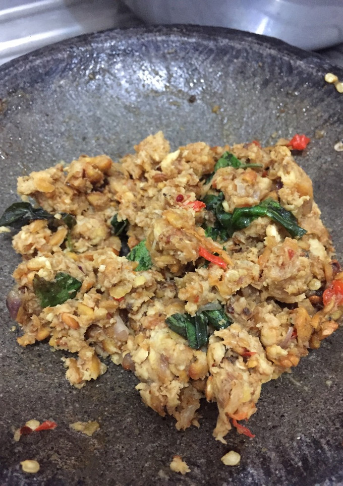 Foto resep Sambel tempe kemangi umma