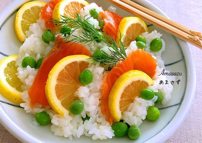 Chirashi sushi al limone