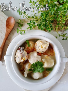 Foto resep Bakso ikan tenggiri kuah