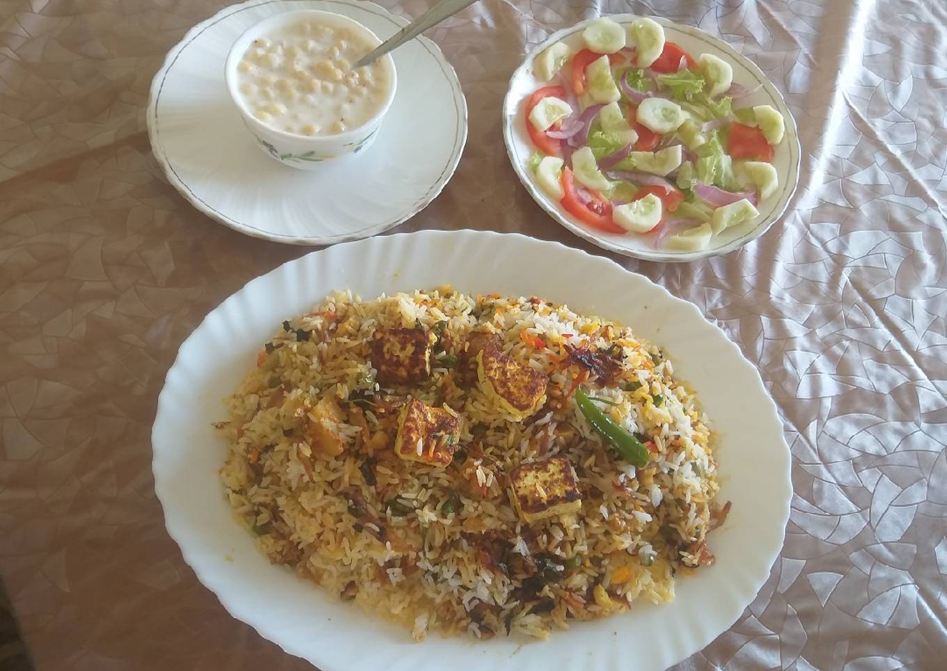 Mix Vegetables dam biryani