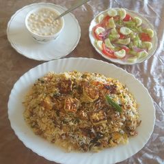 Mix Vegetables dam biryani A picture of Mix Vegetables dam biryani.