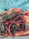 Bayam Merah & Red Radish Goreng