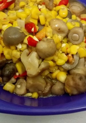 Foto resep Jamur dan jagung saos tiram