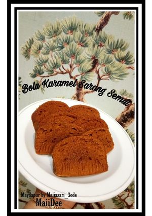 Foto resep Bolu Karamel Sarang Semut Lembut, Manisnya Pas, No Mixer,No Oven