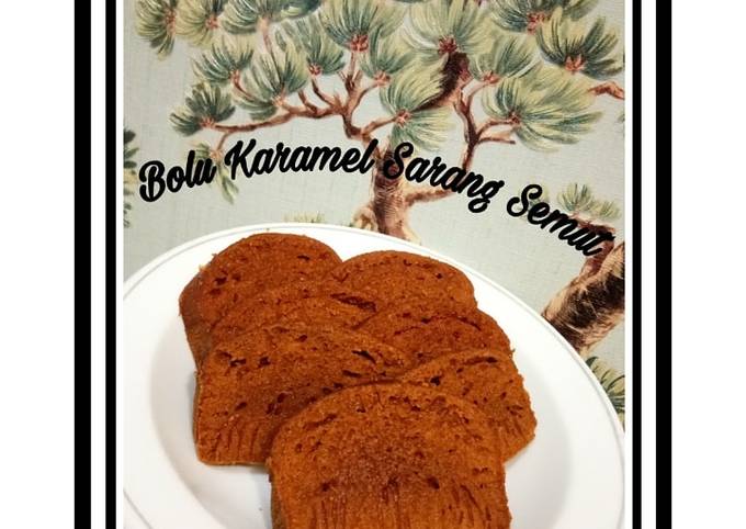 Bolu Karamel Sarang Semut Lembut, Manisnya Pas, No Mixer,No Oven