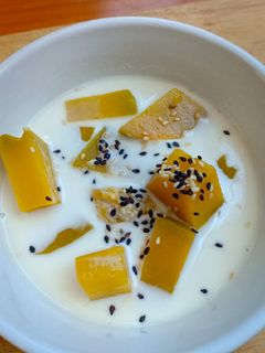 รูปของ ฟักทองแกงบวด #มนต์รักขนมไทย