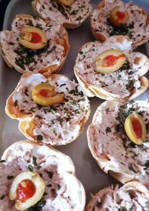 Une photo de Corolles wraps thon et surimi