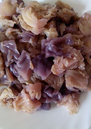 Una foto de Repollo, lombarda con aceite y vinagre