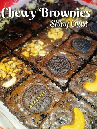 Cara Mudah Membuat Resep Chewy Brownies Shiny Crust yang Menggugah Selera Anti Ribet, Menggugah Selera