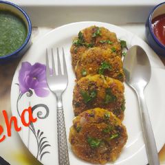 A picture of Kidney Beans Cutlets.