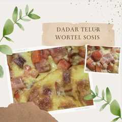 A picture of Dadar Telur Wortel Sosis.