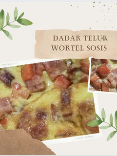 Foto resep Dadar Telur Wortel Sosis