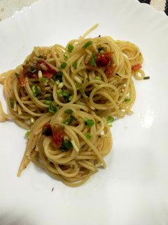 A picture of Garlic Spaghetti.