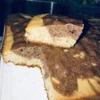 Bizcochuelo casero marmolado