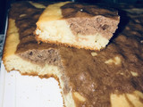 Bizcochuelo casero marmolado