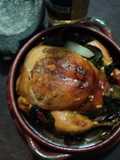 Pollo tatemado las correa del Ocote. México