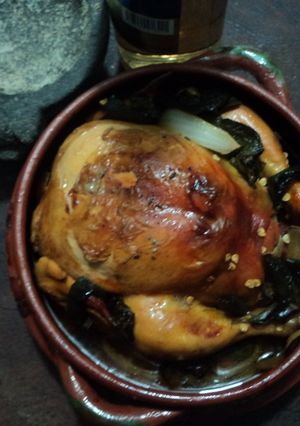 Una foto de Pollo tatemado las correa del Ocote. México