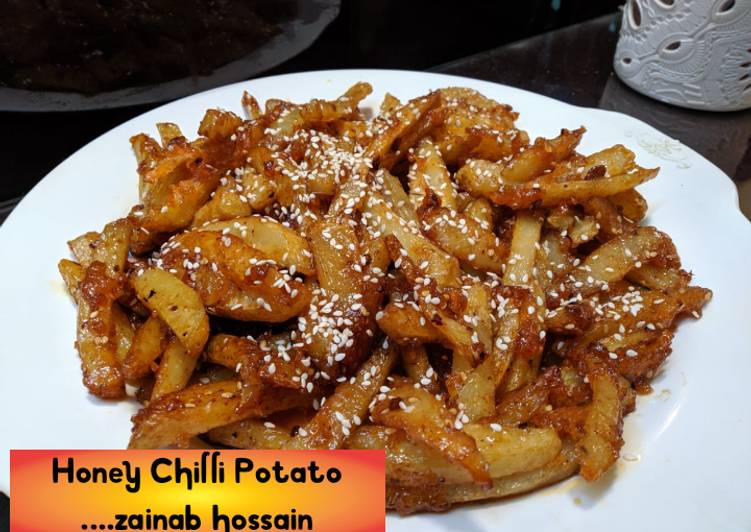 Recipe of Super Quick Homemade Honey chilli potato