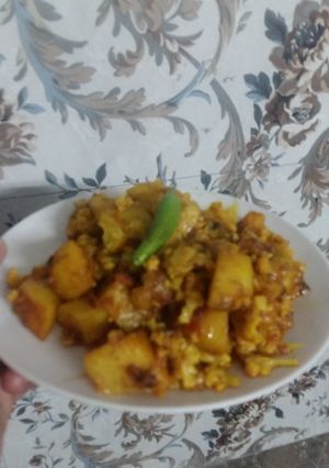 A picture of Aloo gobhi ki sabji.