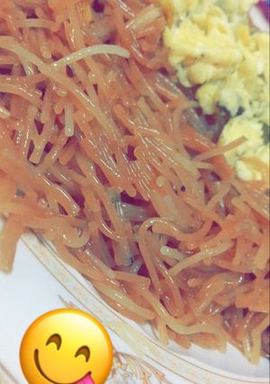 صورة لوصفة شعرية او (بلاليط) 😋