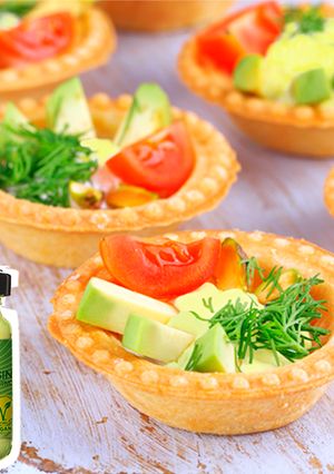 Una foto de Tartaletas veganas con MayoVegana