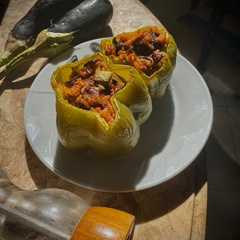فلفل محشي مشوي (stuffed peppers)-レシピのメイン写真