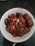 Dendeng balado basah