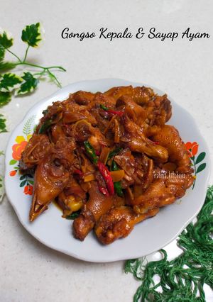 Foto resep Gongso Kepala & Sayap Ayam
