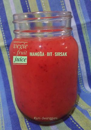 Foto resep Jus MBS : Mangga Bit Sirsak