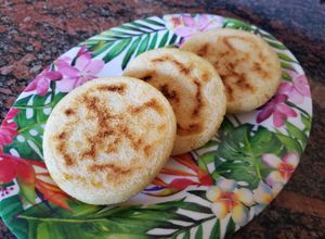 Una foto de Arepas venezolanas