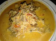 Gambar jantung pisang kuah santan