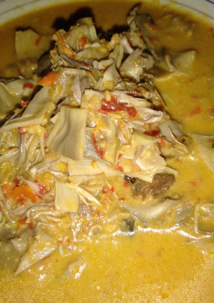 Foto resep Gulai jantung pisang/ jantung pisang kuah santan