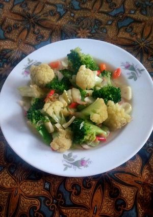 Foto resep Kembang Kol dan Brokoli Masak Tauco