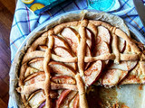 Crostata alle mele con frolla allo yogurt