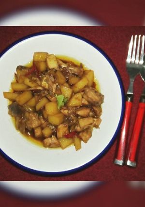 Foto resep Ayam kentang kecap