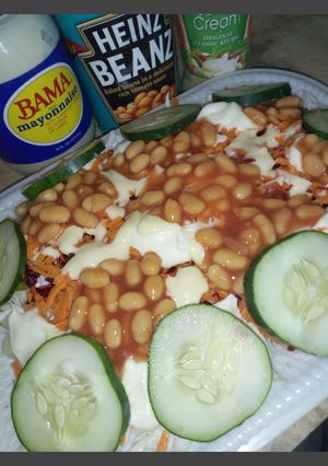 A picture of Simple salad recipe.