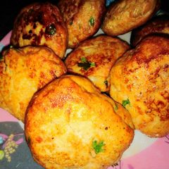 A picture of Chicken Shami Kabab.