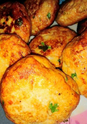 A picture of Chicken Shami Kabab.