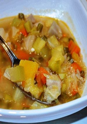 Una foto de Sopa Detoxificadora de cilantro