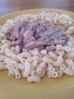 Tejfölös gombás csirke recept fotója