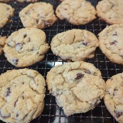 A picture of Chocolate chip cookies.