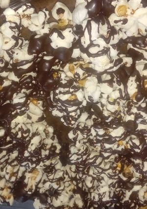 Una foto de Pururú con chocolate