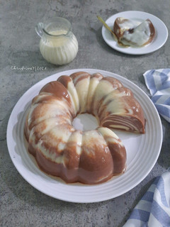 Foto resep 43. Puding Zebra Roti Tawar