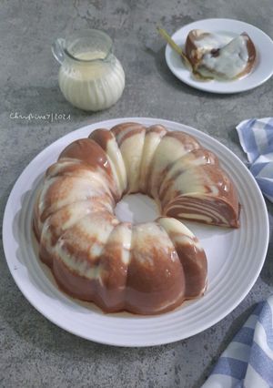 Foto resep 43. Puding Zebra Roti Tawar