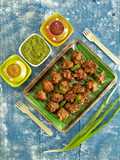 Phodshi Kolambi Chi Bhaji (Grassy Leafy Veg And Shrimp Fritters)