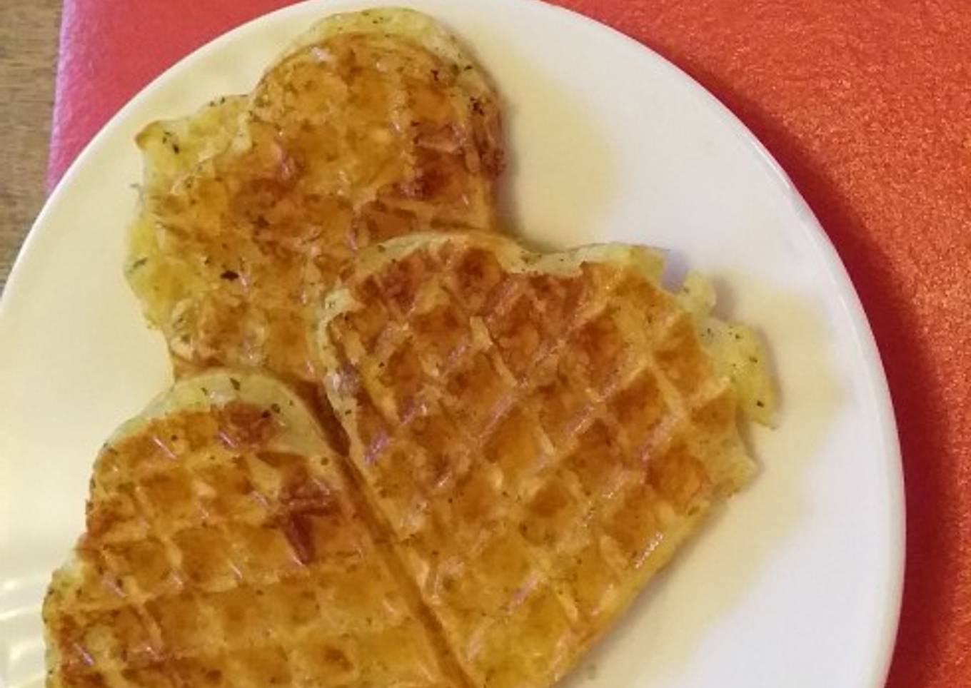 Waffles salados