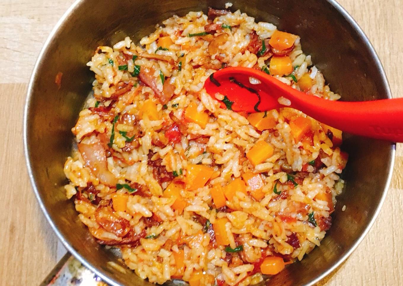 Nasi Bacon ala Italia
